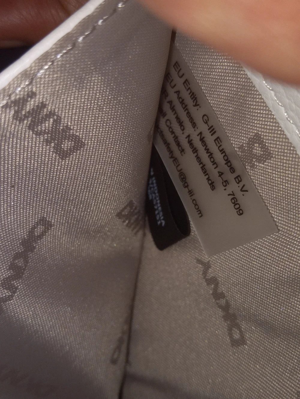 NWT- DKNY White and Black Graffiti Wallet